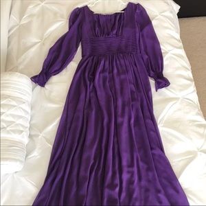 Maxi purple dress size small